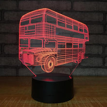Load image into Gallery viewer, Double Decker Tourism Bus Night Light