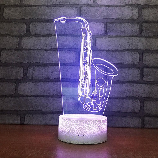 Musical Instruments 3d Night Light